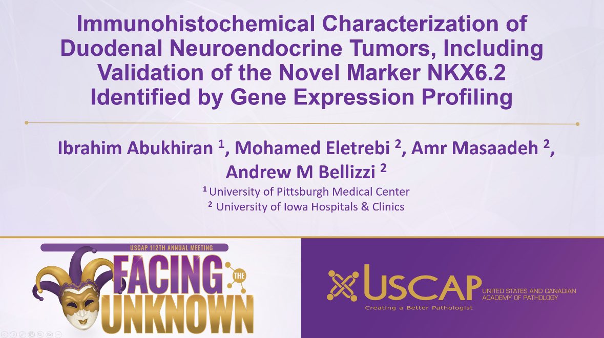 UPMCPath's tweet photo. Dr. Ibrahim Abukhiran, of the @UPMCPath Gastrointestinal, Liver, and Pancreaticobiliary Pathology Center of Excellence, had a strong presence at the #USCAP2023 with several interesting presentations. @IHC_guy @IAbukhiran @ReetPaiMD1 @UIPathology @TheUSCAP #GI_Path https://t.co/FLwd2BOLjT