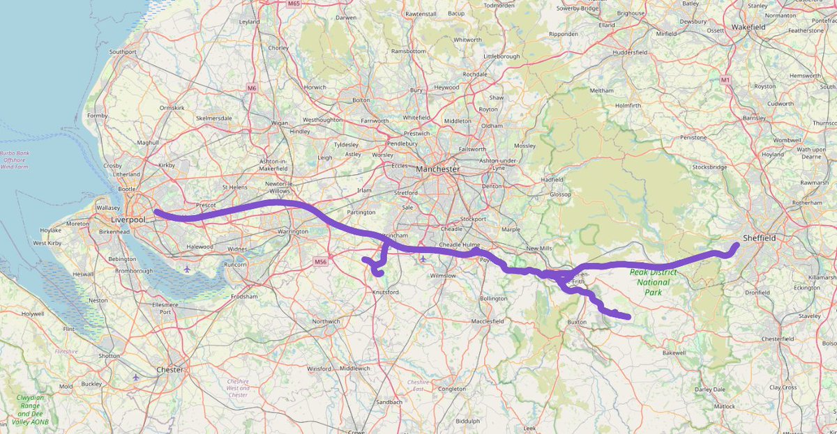 Harry Gray (@harryhamishgray) on Twitter photo What the Elizabeth Line would look like across the North of England, connecting Liverpool, Manchester and Leeds or Sheffield
Imagine the potential we could untap if the Government invested just a fraction of what London gets
Credit: <a href="/undertheraedar/">Alasdair Rae</a> What the Elizabeth Line would look like across the North of England, connecting Liverpool, Manchester and Leeds or Sheffield
Imagine the potential we could untap if the Government invested just a fraction of what London gets
Credit: <a href="/undertheraedar/">Alasdair Rae</a>