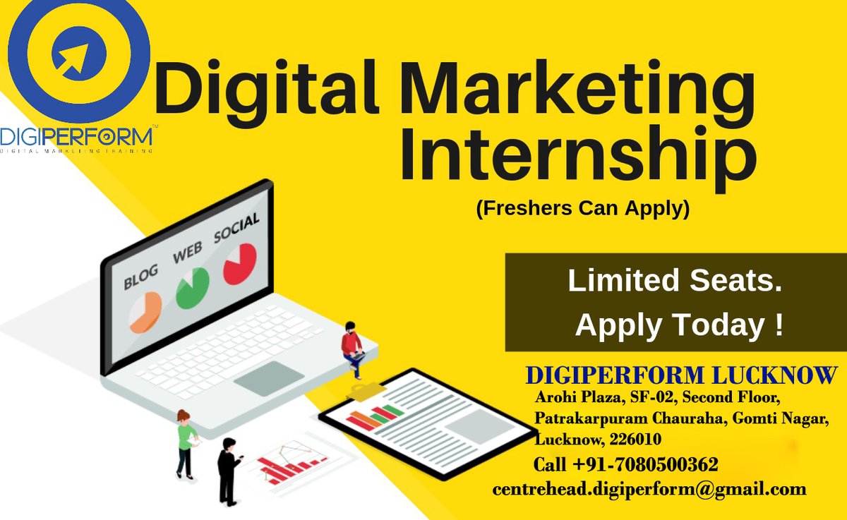 digiperforms's tweet image. What Can We Learn From this Internship?
This digital marketing Internship gives an in-depth knowledge of Digital Marketing and covers the essentials of online marketing and analytical tools It trains the students to adopt a personalized approach to marketing  as Digital Marketing