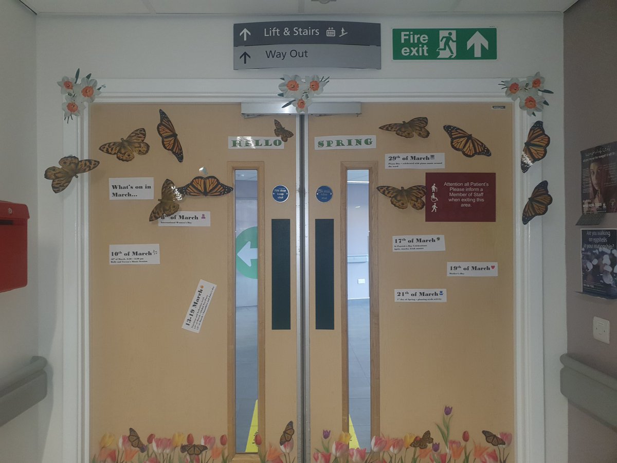 Lisa McClay (was Johnson) (@lisa_johnson70) on Twitter photo On call shift visiting wards today, loving the Spring themed display on <a href="/32Mft/">Ward 32, Acute Medicine MRI MFT</a> ๐ฆ๐๐ผ Detailing important 'Awareness' Days for information! <a href="/MRI_Endoscopy/">MRI_Endoscopy</a> & <a href="/Trafford_Endo/">Trafford_Endoscopy</a> we need to do something ๐ <a href="/MFT_MRI/">Manchester Royal Infirmary</a> @PamelaTayRN On call shift visiting wards today, loving the Spring themed display on <a href="/32Mft/">Ward 32, Acute Medicine MRI MFT</a> ๐ฆ๐๐ผ Detailing important 'Awareness' Days for information! <a href="/MRI_Endoscopy/">MRI_Endoscopy</a> & <a href="/Trafford_Endo/">Trafford_Endoscopy</a> we need to do something ๐ <a href="/MFT_MRI/">Manchester Royal Infirmary</a> @PamelaTayRN