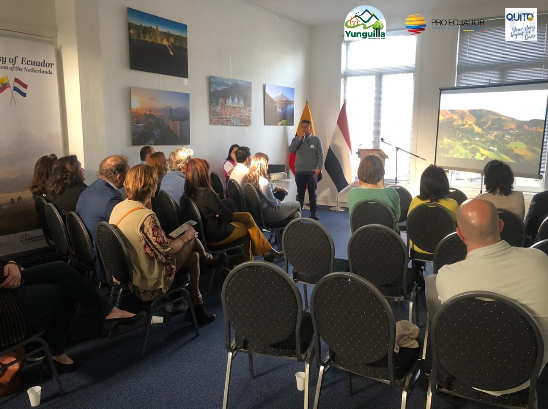 YunguillaEc's tweet photo. Continuamos dando a conocer nuestra oferta de turismo comunitario, gracias al apoyo de Quito Turismo, ProEcuador, Embajada de Ecuador en los Países Bajos.
#quitoturismo #IPD #proecuador #paisesbajos #comunidadYunguilla https://t.co/x5PWJ3S8rk