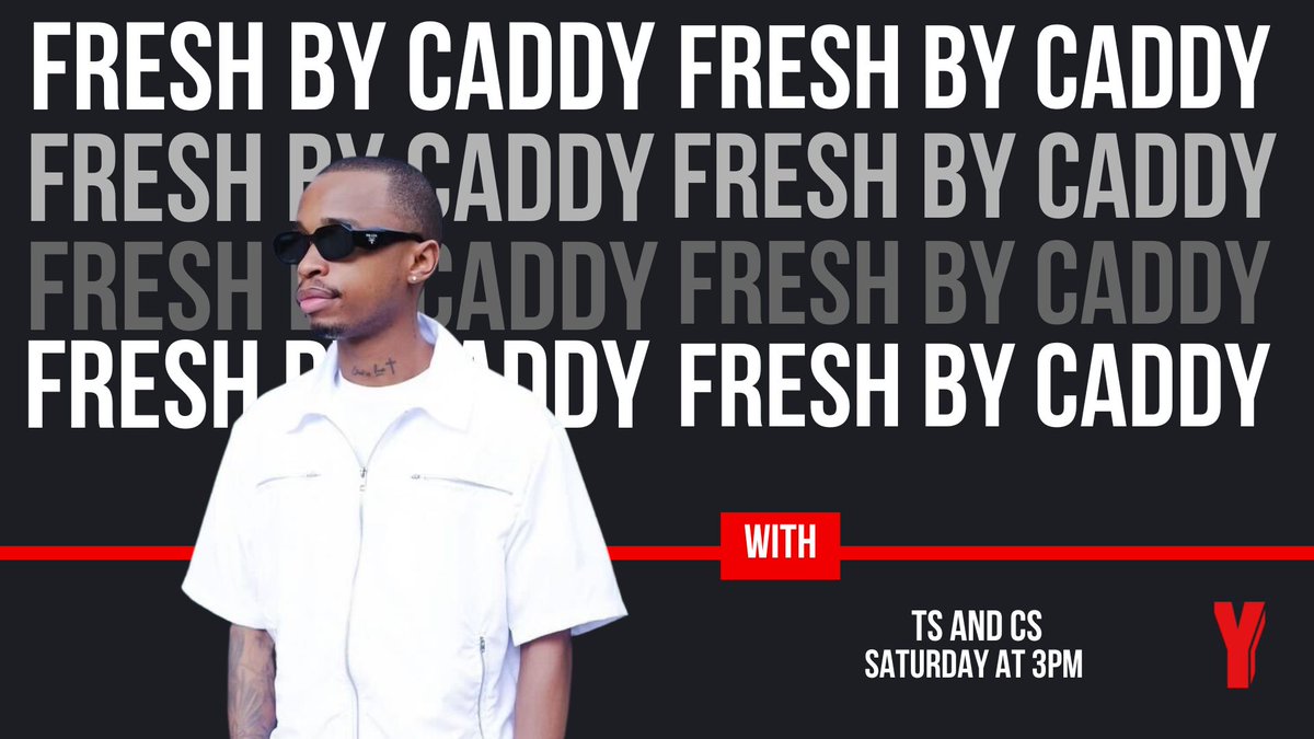 Yfm's tweet photo. Coming up on #FreshByCaddy, we are hanging out with clothing brand owner, @TsandCs_
He takes us through his drip journey on #DripOclock
Let’s go! https://t.co/0lONeq7Qjy