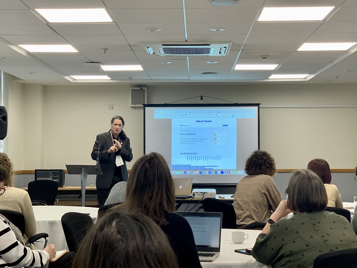 Sheraz72's tweet photo. Day 2 at #LW2023
@ALL4language with @joedale
Session (Promoting an inclusive approach with tips on accessibility using technology). #technology #teachingthroughtechnology #Languages @edengirlsmanc https://t.co/bnXNZ4ebEO