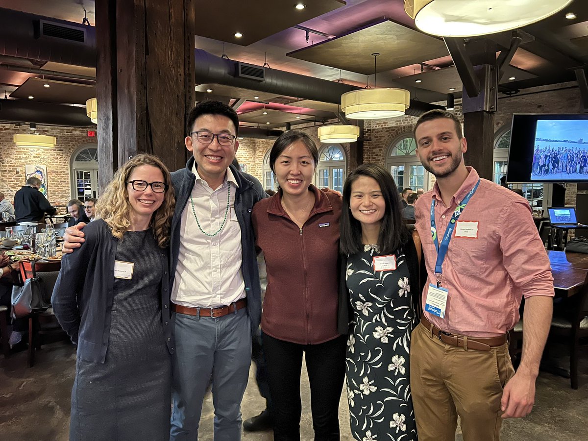 DrStevenTChen's tweet photo. Getting old enough that the continuity clinic family tree is getting kind of big! 

Look at all these wonderful dermatologists doing amazing things in the field. Bring a part of their journey has been/is such an honor and joy.
#AAD2023 #dermtwitter https://t.co/4GVC2xLAVA