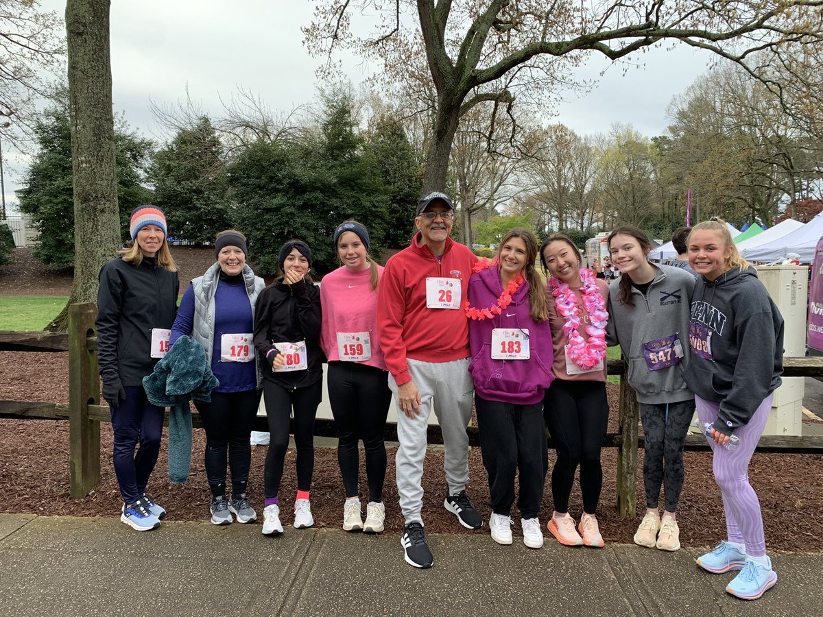 Our FYI group is ready to aggressively walk one mile at Ella’s Race! Let’s go!