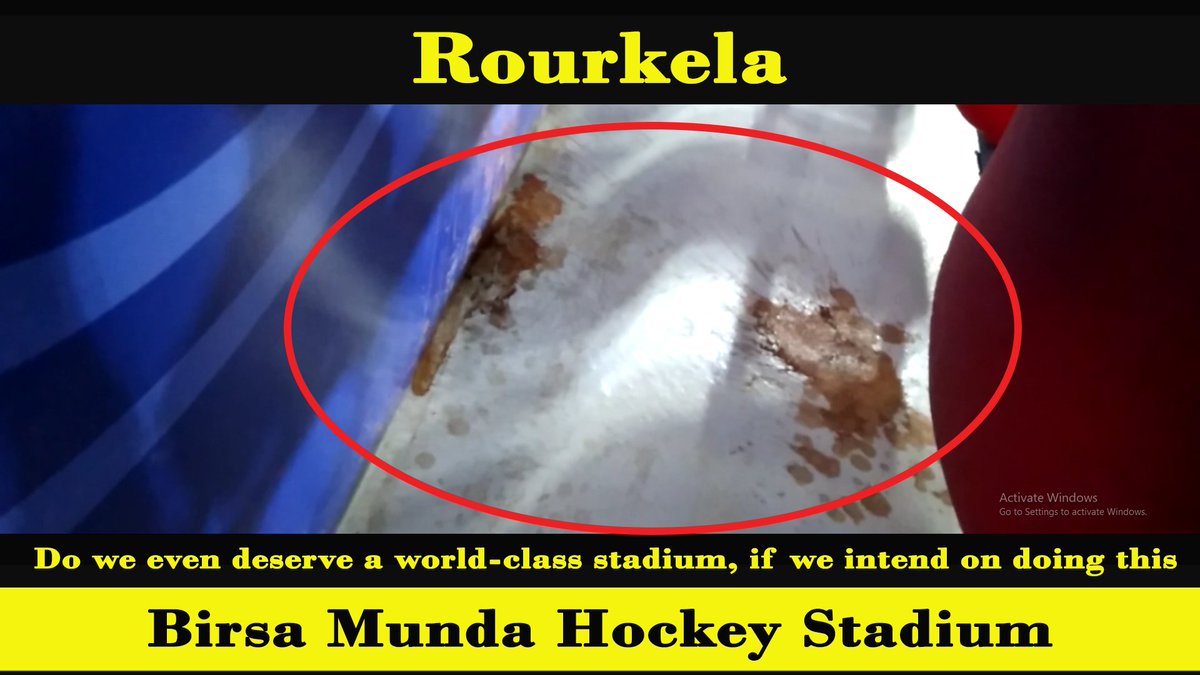 TitnRourkela's tweet photo. Sadly, people have already begun to tarnish the image of Birsa Munda Hockey Stadium...
Watch the video on Youtube: https://t.co/biq0oZisat

#Rourkela #BirsaMundaHockeyStadium #FIHProLeague https://t.co/fNgUmYVYZN
