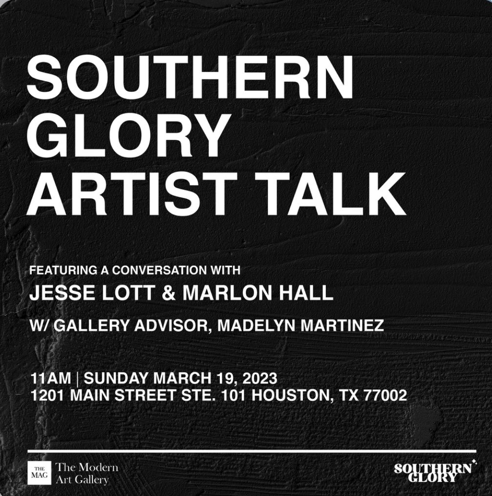 DCGonline's tweet photo. Jesse Lott will be in conversation at The MAC ( Modern Art Gallery) tomorrow in downtown Houston! https://t.co/L1U9jPMBWy