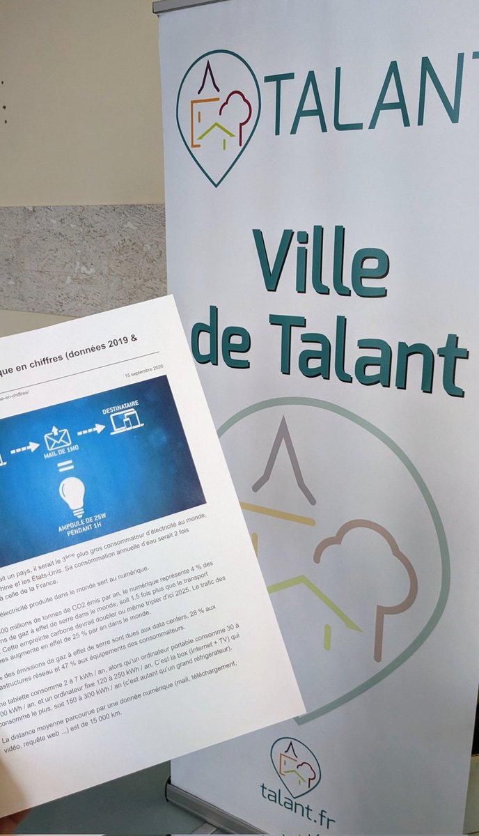Nicolas_Mar1's tweet photo. C'est le jour du digital clean up à Talant ! 🧹💻🧽
 2 ateliers ont été organisés pour sensibiliser les habitants à l'impact écologique en CO2 de nos actions numériques. Continuons à sensibiliser notre entourage et prolonger la vie de nos équipements ! #digitalcleanupday #Talant https://t.co/eOz4Q31DB7