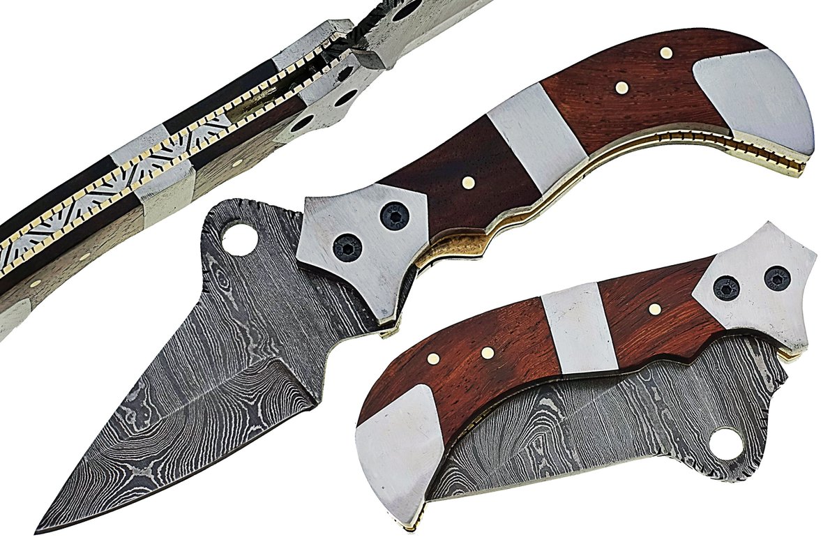 stuff_multi's tweet photo. Excited to share the latest addition to my #etsy shop: Hand Forged Damascus Steel Folding Knifes - Camping Pocket With Leather Sheath - Personalized Gift For Him - https://t.co/LIk92UsBQT #damascus #handmade #damascusknife #giftforhusband #giftforboyfriend #knife #pock https://t.co/hnWloy2zU1