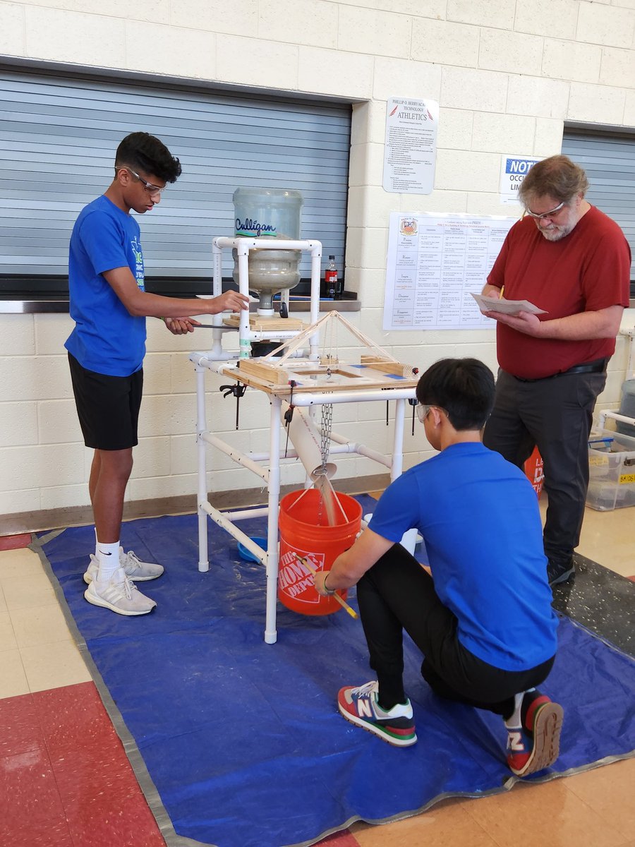 NC_Canadian's tweet photo. Great Bridge event at the NC Science Olympiad. Go Knights! #LNCPride https://t.co/Bjxv6A6ZSG