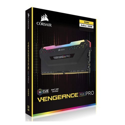 FutureTrekStore's tweet image. Corsair Vengeance RGB Pro 32GB Memory Kit 4 x 8GB, DDR4, 3600MHz PC4-28800, CL18, XMP 2.0, Black futuretrekstore.com/corsair-vengea… #pcmemory #computermemory #computerram #pcram