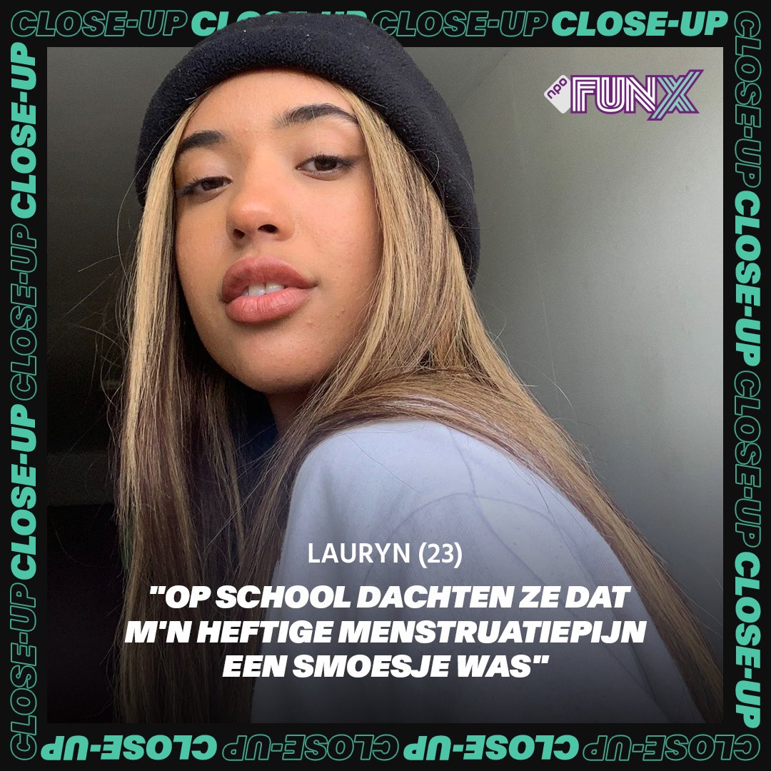 "Ik wilde zó graag de diagnose #endometriose, want op de middelbare school was ik elke maand een week ziek, terwijl ze 'gewoon' ongesteld zijn daar geen geldige reden vonden om er niet te zijn. Ze geloofden niet dat ik zo'n erge pijn had", vertelt Lauryn. bit.ly/40eo050