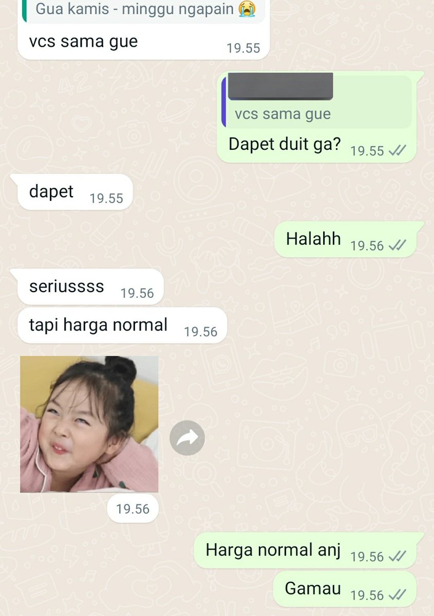 Punya temen stress semua, cpk. Lagian ngapa gua ladenin bego
