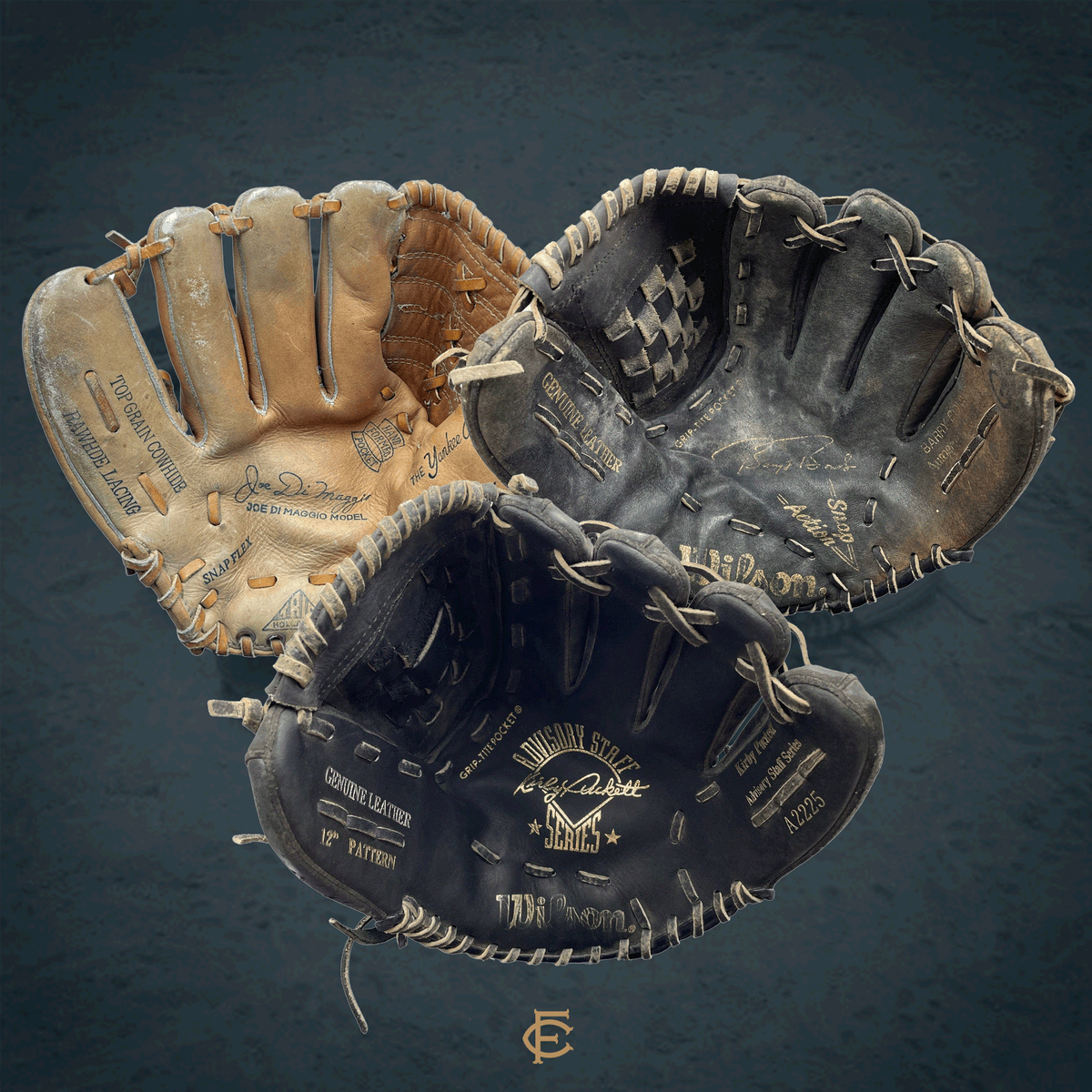 Don't have a glove of your own? Want something a little more personal and custom? Pick from our selection of baseball gloves and collaborate with our team to create the perfect leather accessory!  Message us today. 

fcgoods.com

#kirbypuckett #joedimaggio #barrybonds