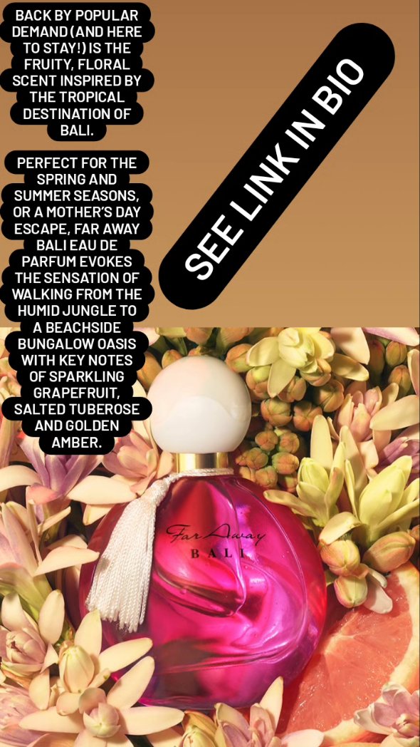 BGsbeautycare's tweet photo. Back by popular demand (and here to stay!) is the Fruity, Floral scent inspired by the tropical destination of Bali.
Perfect for the spring
https://t.co/iv311YeKCE
#avon #FarAwayBali #Wonderluster #TropicalEscape #happyeaster #deals #sales #avoncanada #brigittesbeautycare https://t.co/zdy5SuFODX