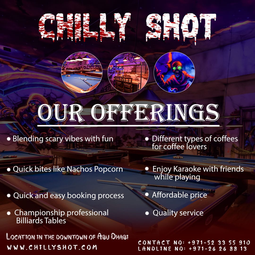 chillyshotb's tweet photo. Experience the Ultimate Chill at ChillyShotBilliards: Book Now for a Quality and Affordable Night Out with Friends!
#ChillyShotBilliards #Billiards #BilliardsLife #PoolPlayers #PoolHallVibes #CueSports https://t.co/X43fPykU9y