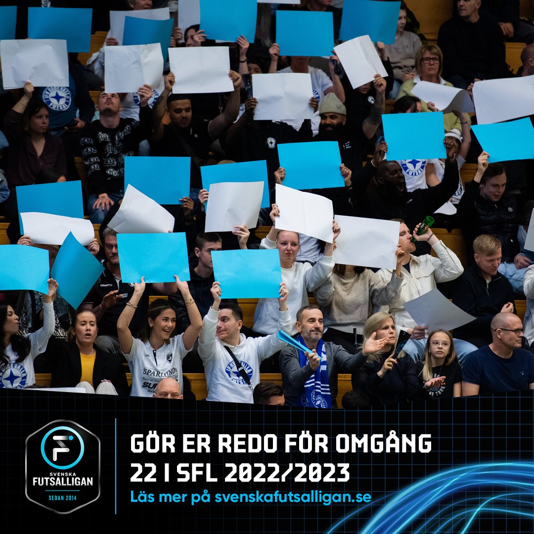 Gör er redo för en dag av dramatik, när sista omgången av grundserien i Svenska Futsalligan 2022/2023 skall avgöras!

svenskafutsalligan.se/nyheter/nyhete…

#sflse #swefutsal #futswe