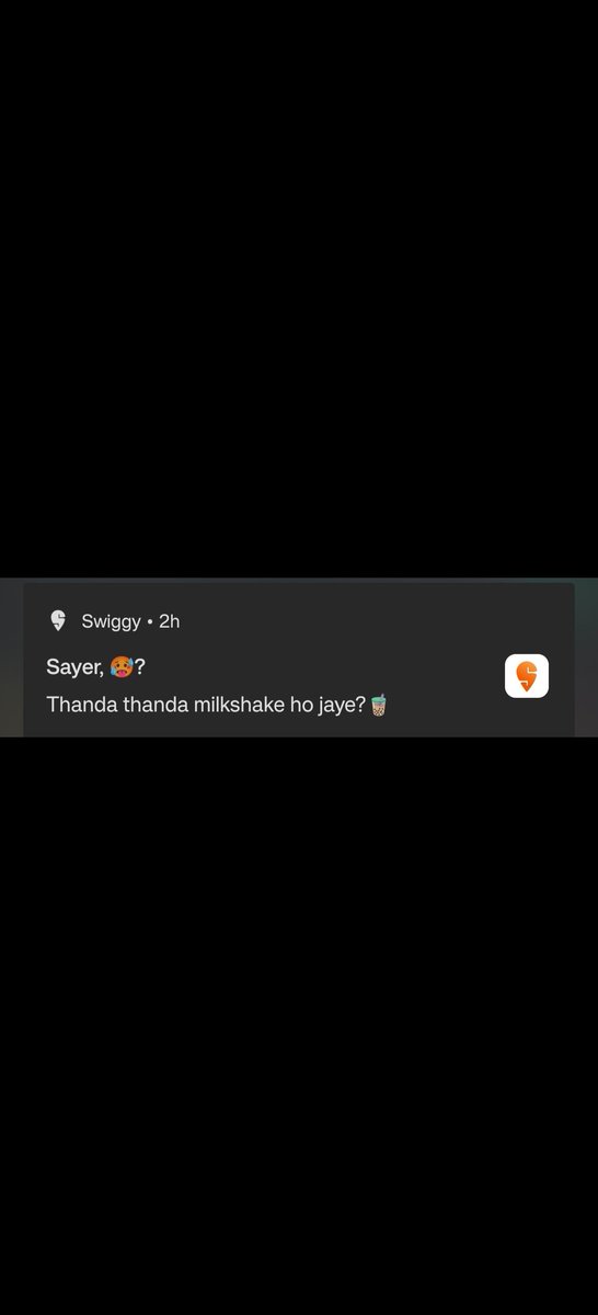 sayerabdullah's tweet photo. Baraf ho rhi idharr. Kuch garam garam ho jaye? @Swiggy @SwiggyCares https://t.co/M6CR2ZBcRG