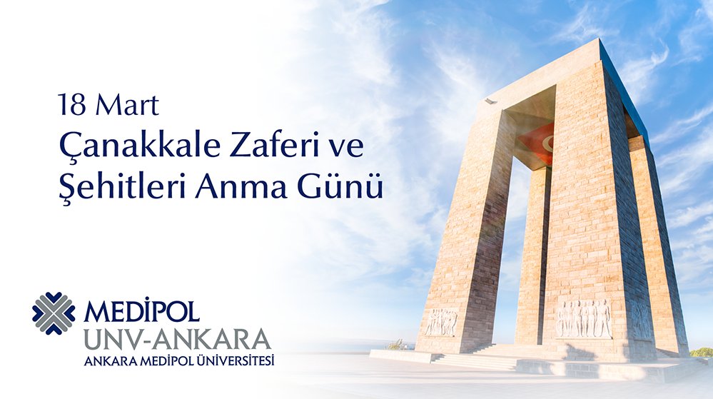 Çanakkale Zaferi’nin yıl dönümünde başta Gazi Mustafa Kemal Atatürk olmak üzere tüm şehit ve gazilerimizi saygıyla anıyoruz. #AnkaraMedipol