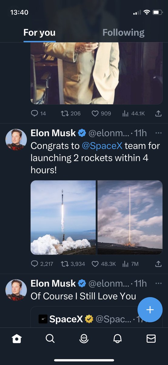 Is it me or the @TwitterEng  algorithm is having a kind of <a href="/elonmusk/">Elon Musk</a> glitch?