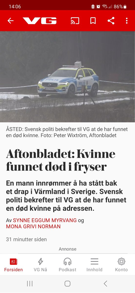 Norske tilstander i Sverige...