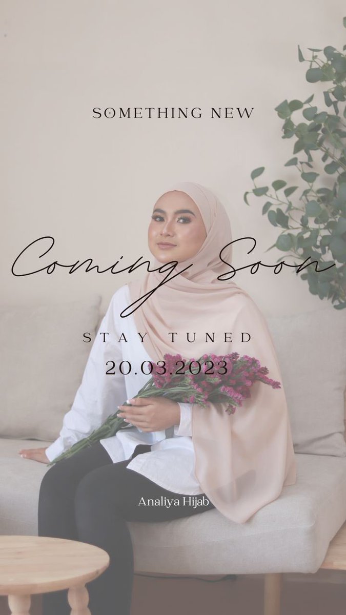 Analiyahijab's tweet photo. Guyss
Save the date!
#analiyahijab
#shawl #instantshawl https://t.co/3YvgPtfmvr