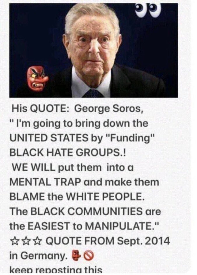 Manhattan DA Alvin Bragg, who is threatening to arrest Donald Trump, received a MILLION DOLLARS from known Nazi George Soros. Alvin Bragg needs to be ARRESTED himself, and George Soros does TOO! Pure EVIL!👹👇👇👇