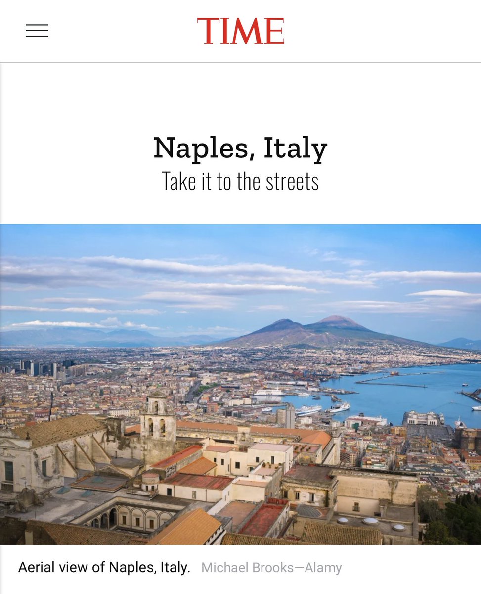 . <a href="/TIME/">TIME</a> inserisce #Napoli tra i 50 “WORLD'S GREATEST PLACES OF 2023”!

Leggi l’articolo completo 👉🏻 time.com/collection/wor…