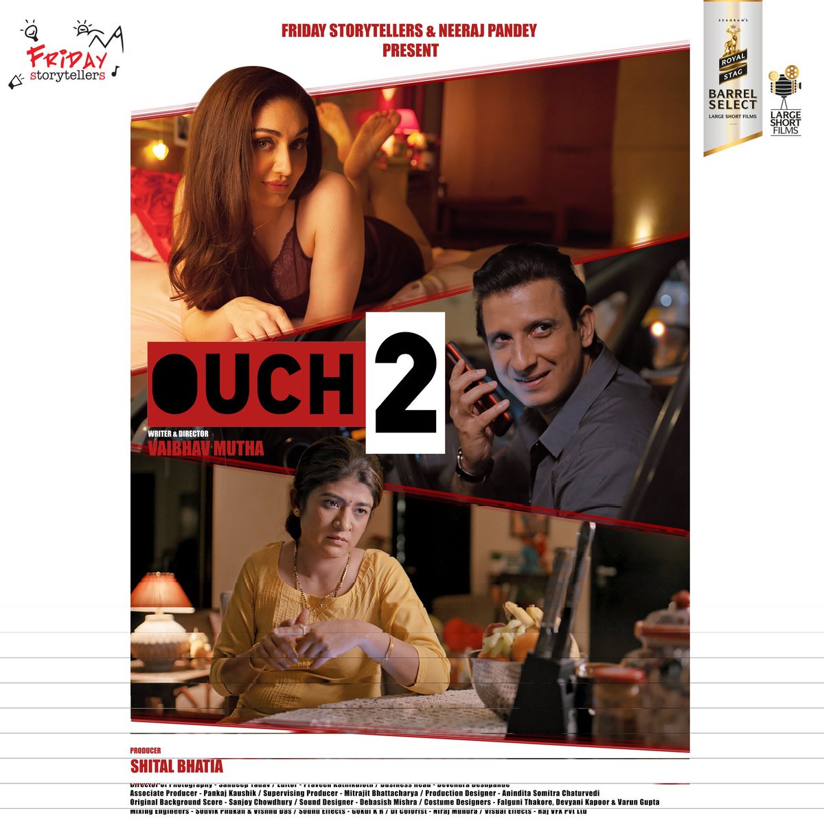 CinemaRareIN's tweet photo. Short film #Ouch2 (2023) by @vebsmagic, ft. @TheSharmanJoshi @shefalijariwala & @EkThapaTiger, out now on the @LargeShortFilms YouTube channel.
Link: https://t.co/DJBCqjZcSR
@FridayStorytel1 @neerajpofficial @ShitalBhatiaFFW @FalguniThakore https://t.co/DXFOZTXJJX