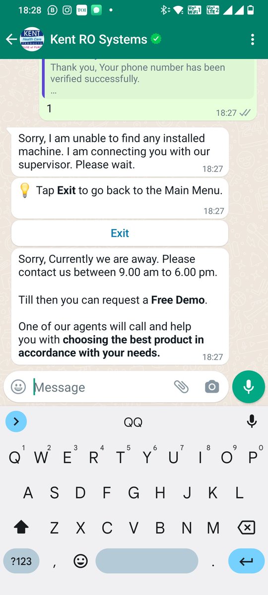 vikas418's tweet photo. I Have purchased #KENT egg Instant boiler.They don't have door step post service.Customer care shared 25kms away location to physically go and repair it!How convienient is it?
@KentROSystems @consumerforum_ @jagograhakjago @PiyushGoyal @PiyushGoyalOffc https://t.co/L2nSLDou6F
