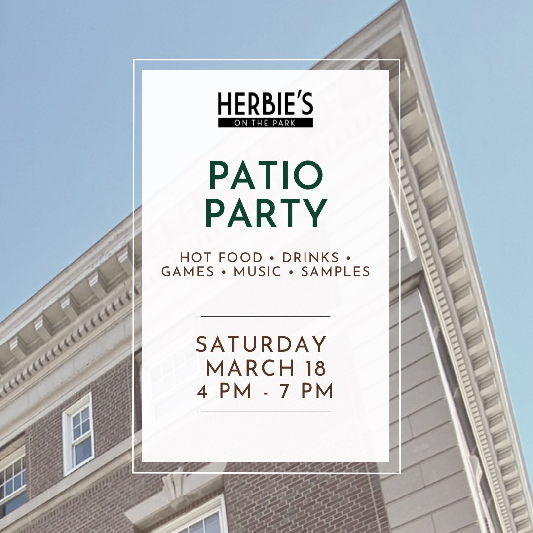 Come by this afternoon for corn beef sliders, games &amp; prizes, and more! 🥅🍻🙌

#herbiesonthepark #mnwild #nchcfrozenfour #saintpaul #stpaulmn #stateofhockey #myxec #xcelenergycenter