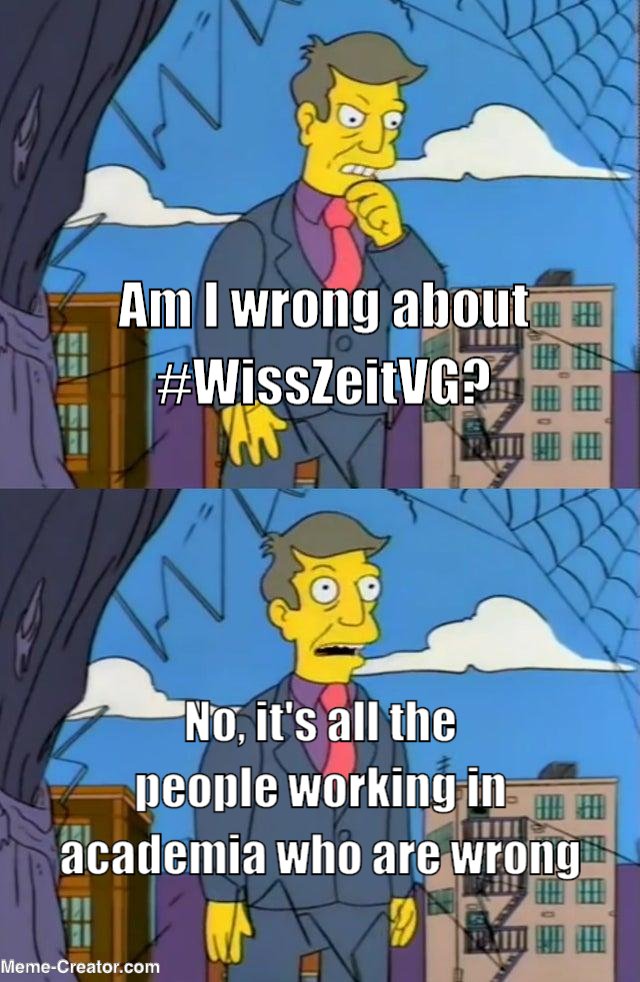 #WissZeitVG #ichbinhanna
