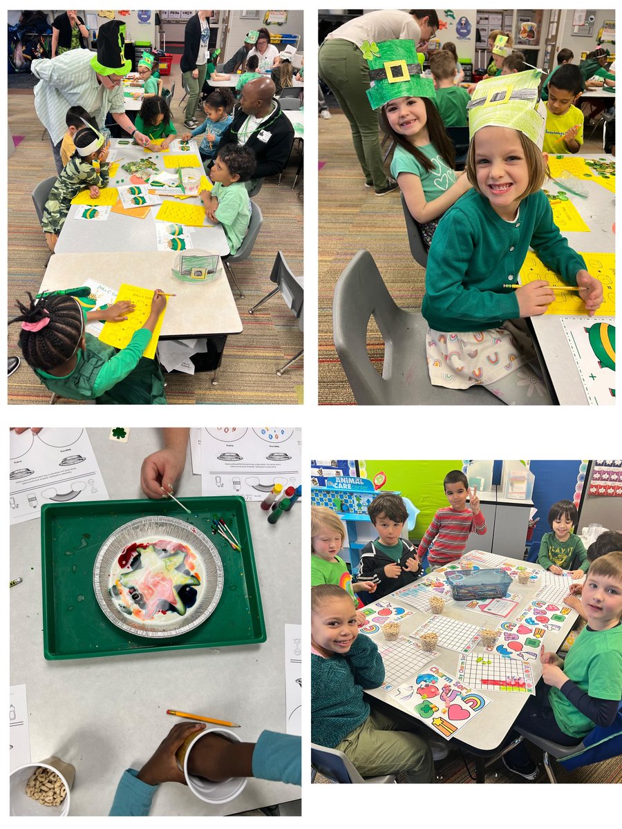 We had such a fun St. Patrick’s Center Day in Kindergarten! #slatehill #itsworthit #kinderstars