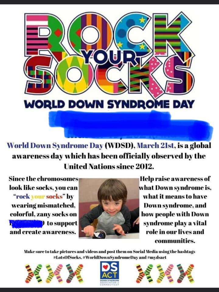 Deb Mirabelli, BSD100 (@mirabellideb) on Twitter photo Rock your crazy socks with me TUESDAY to celebrate WORLD DOWN SYNDROME DAY. Share your socks with me!! <a href="/Morton201/">Morton 201</a> @WestUnifiedPE <a href="/BerwynSouth100/">Berwyn South District 100</a> <a href="/CityofBerwyn/">City of Berwyn</a> <a href="/michaelhasler19/">Michael Hasler</a> @KerryAPozulp Rock your crazy socks with me TUESDAY to celebrate WORLD DOWN SYNDROME DAY. Share your socks with me!! <a href="/Morton201/">Morton 201</a> @WestUnifiedPE <a href="/BerwynSouth100/">Berwyn South District 100</a> <a href="/CityofBerwyn/">City of Berwyn</a> <a href="/michaelhasler19/">Michael Hasler</a> @KerryAPozulp