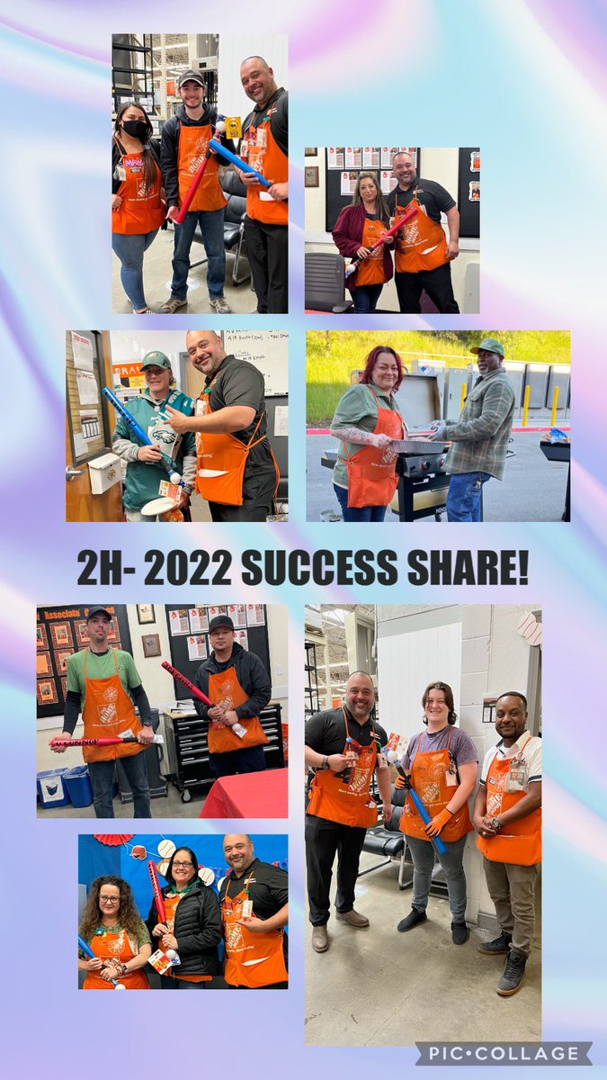 San Ramon all stars knocked it outta the park this success share! Thank you for all the hardwork the whole store continues to do. There's no "I" in team!  #pacnorth #pacnorthproud #homedepot #successshare #sanramonhd #hd6604