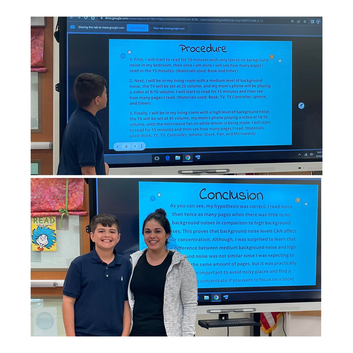 MeadowParkEl's tweet photo. Science Fair winners were invited to present their projects at the SAC Meeting. What a wonderful experience for these young science enthusiasts. Each one received a congratulatory letter from the Principal Mrs. Patrick too! @pbcsd @PBCSTEM @alexandriayala @MeadowParkAP @SHaag77 https://t.co/aI2idHiAiT