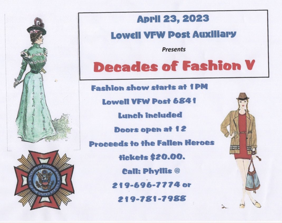 1441Foundation's tweet photo. Please help support the Lowell VFW when they put on this fun fashion show! https://t.co/cGW1gTYYyB
