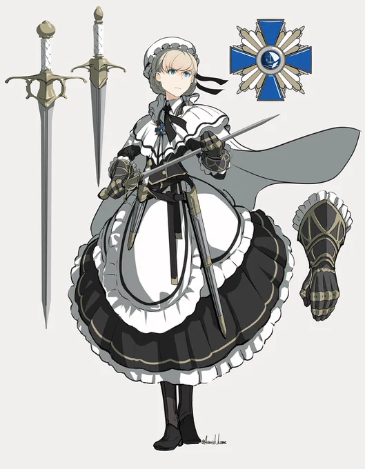 メイド剣士#HoO_GardenGuards 