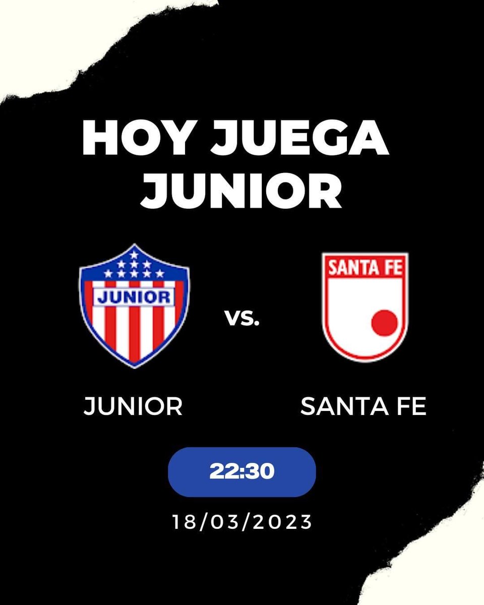 SoydeJunior_'s tweet photo. Hoy Juega Junior #VamosJunior #SoydeJunior https://t.co/RyHuBh3BeA