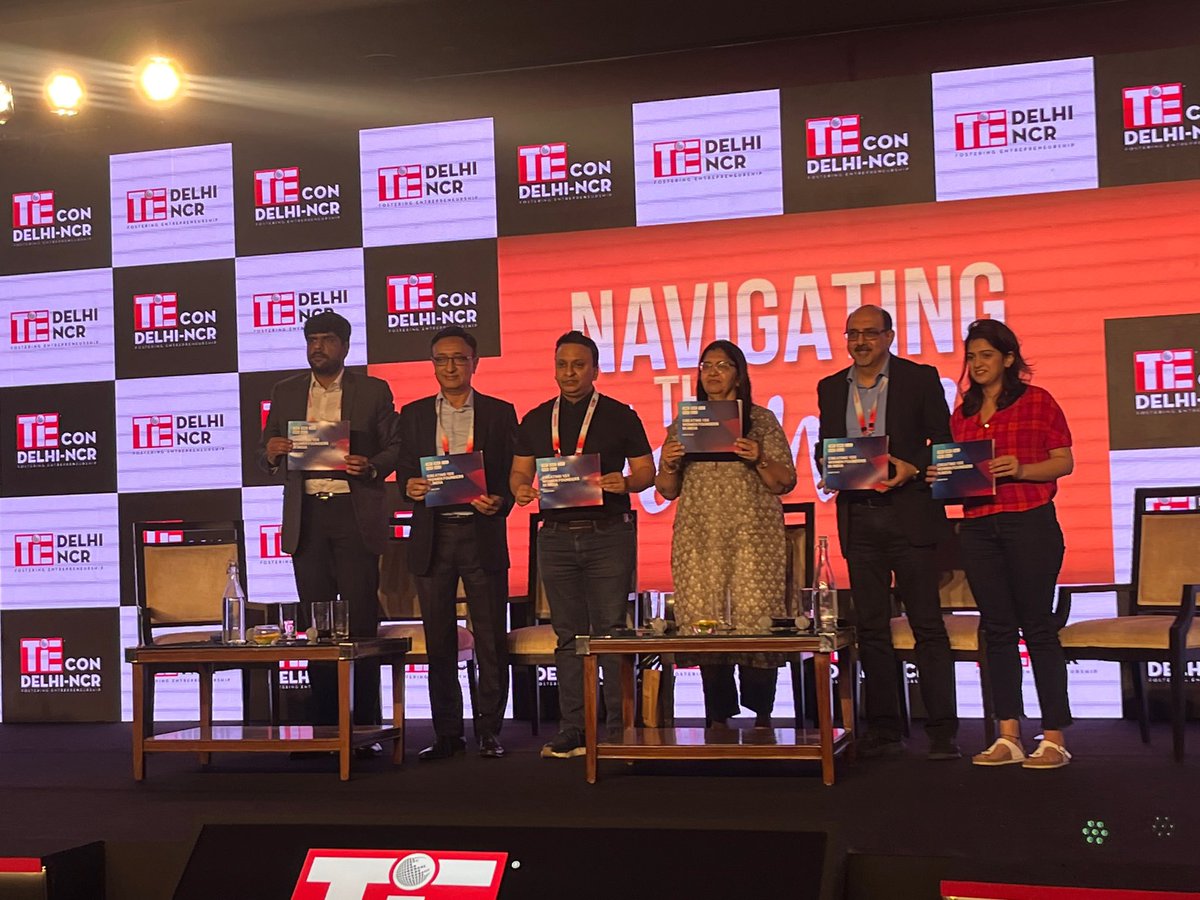 #NewReport Alert!

Creating 10X Women Founders Report launched today at #TiEconDelhi 2023 with @TiEDelhi @GoogleIndia, @NetApp, & @ianetwork #zinnov