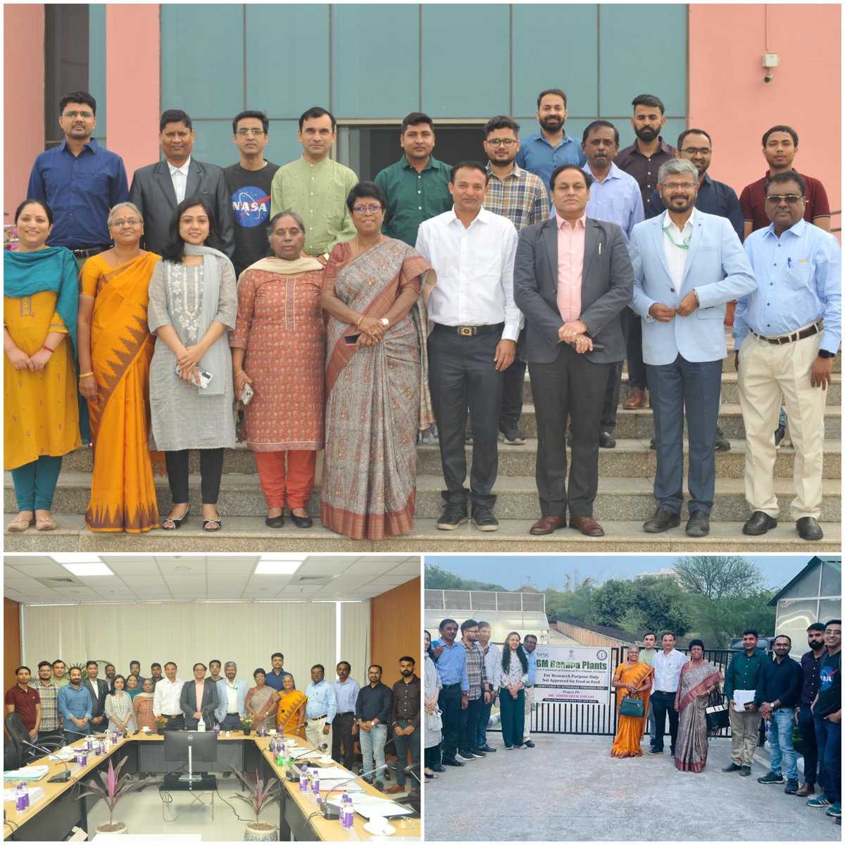 DBT-NABI hosted a special meeting on "Interaction-cum-training programme on the conduct of Event Selection Trials of GE Banana Plants" from 17-18 March 2023 under the <a href="/BIRAC_2012/">DBT-BIRAC</a> <a href="/DBTIndia/">Department of Biotechnology</a> supported Banana Biofortification Project.