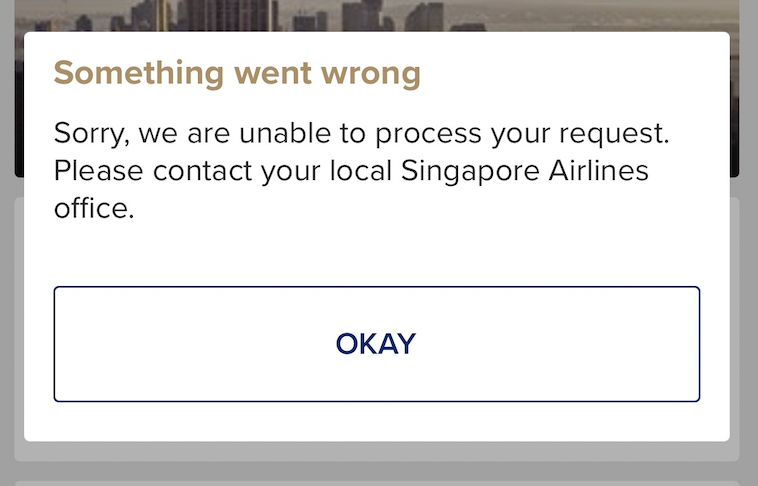 FipsiDi's tweet photo. @SingaporeAir Hi, I'm unable to view/download my boarding passes in your app after successful check-in. Always receiving an internal server error or this error below. I don't know what to do https://t.co/9t82VRNN4B