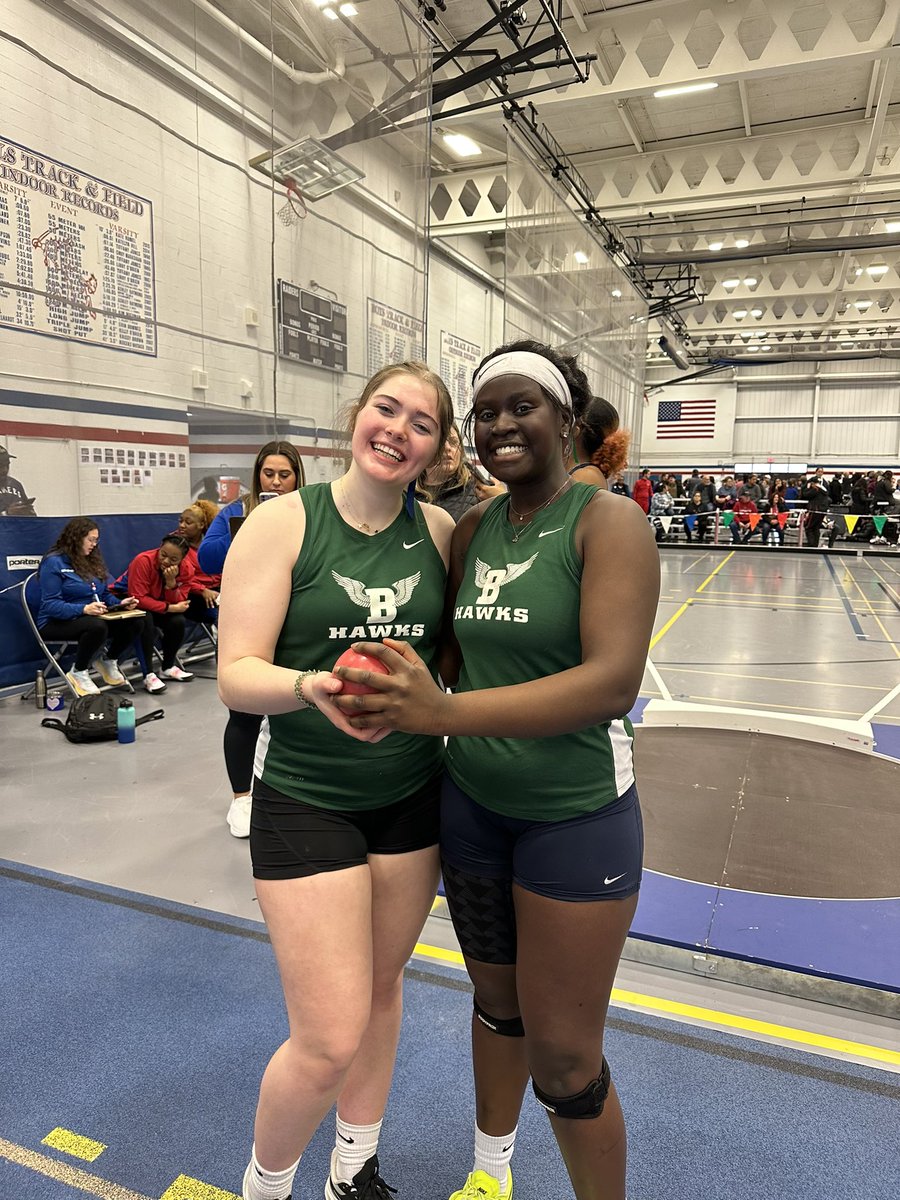 Proud of these 2 taking 1/2 at indoor conference! #wrestle <a href="/BartlettHawksAD/">Jeff Bral</a> <a href="/BHSgirlsTandF/">Coach Hort</a>