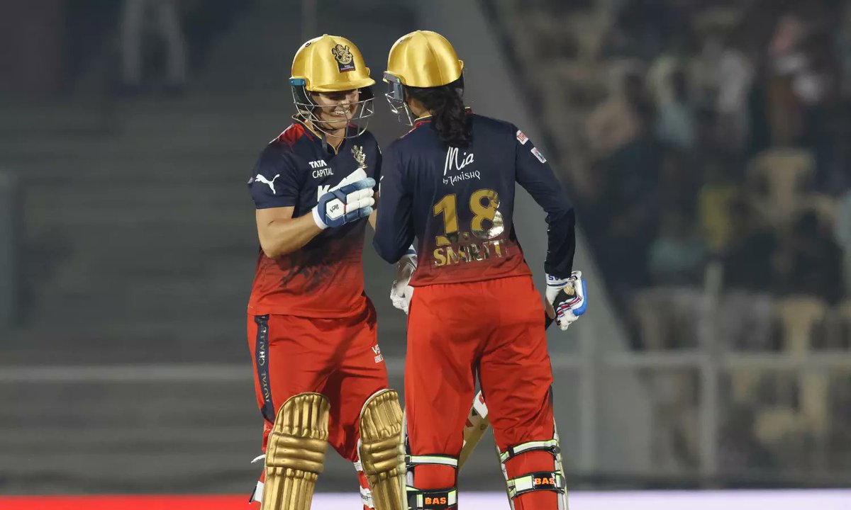 cricevents's tweet photo. Royal Challengers Bangalore Women Highest Partnership for 1st Wicket in WPL 2023. #SmritiMandhana #rcbwvsggw #WPL2023 #WPLT20 #RCBW #PlayBold #CricEvents https://t.co/GVpB8cV72H
