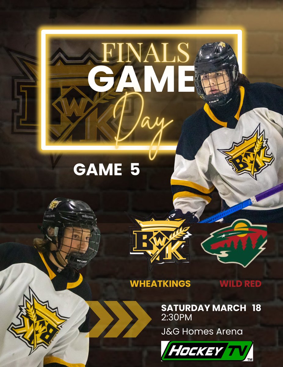 It’s a new series as it shifts back to Brandon for game 5 and it’s all tied at 2 games each.  Catch the action at 2:30 in this pivotal game 5. 

#aaahockey #u15aaa #wheatkings #hockeymanitoba #hockeybrandon @aaahockeywinnipeg <a href="/hockeybrandon17/">Hockey Brandon</a> #ourtime <a href="/ApplesHockey/">Apples Hockey</a>