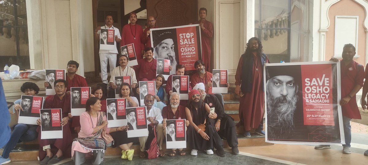 Atmo_satyam's tweet photo. Come Pune on 21 MARCH  #SaveOshoLegacy save Osho ashram Pune @PMOIndia @CMOMaharashtra @myogioffice https://t.co/8mUuLzSnuz