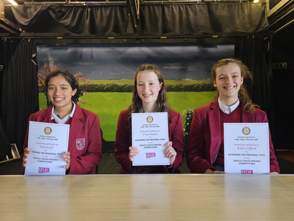 Yes they can! Tara, Freya, and Esther take @RedmaidsHigh into the NATIONAL Final on 23rd April after winning again! 🥳 Their topic 'Authentic Casting is Necessary in the Acting Community' thrilled the audience once more - a tremendous achievement against tough competition! 👏