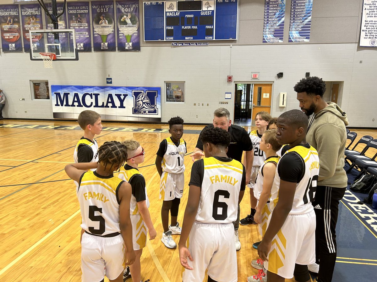 Our first game at #TallyTipOff has been great this morning. Xtreme Pressure and Equal Shot have a very entertaining game going on.
