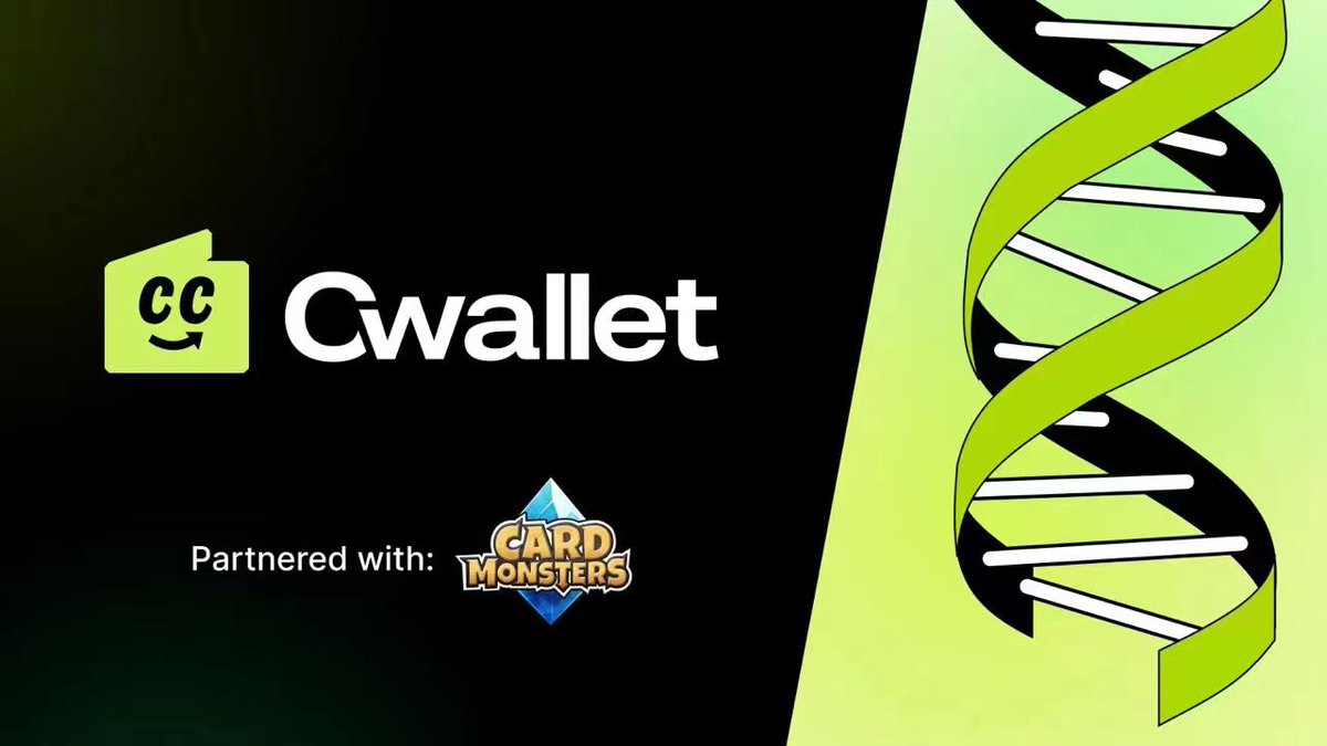 🎮Card monsters is partnering with Cwallet（@cctip_com - THE First-Ever Custodial &amp;Non Custodial Combined Crypto Wallet.）

👾Next Cwallet will provide technical support for card monsters’ integration and marketing support.