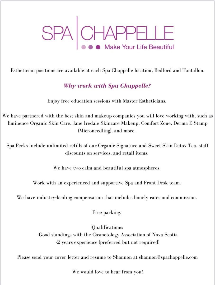 Spa_Chappelle's tweet photo. Why work with Spa Chappelle? 😊 https://t.co/d6XSzuCXM7